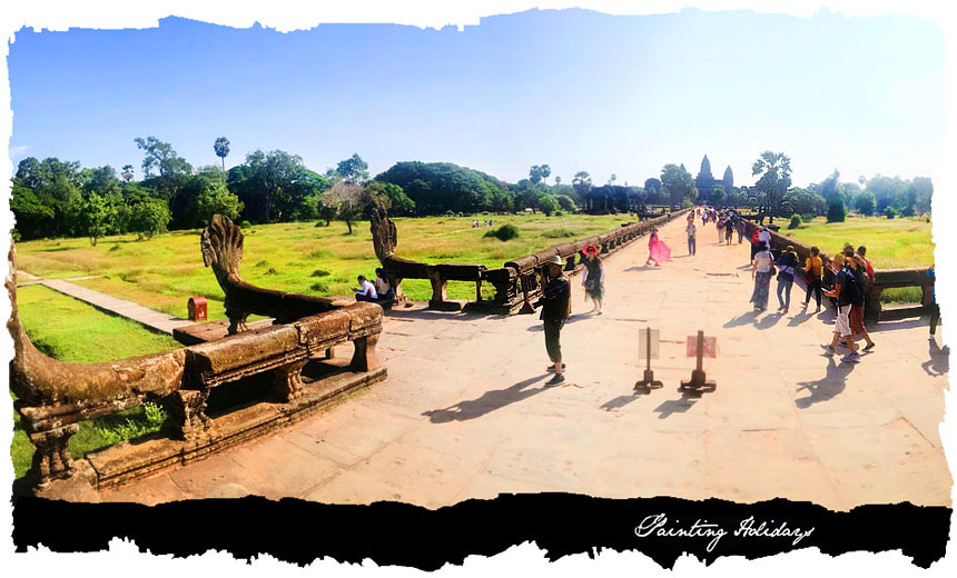angkor temples, ta prohm, craig penny, sketching, drawing, painting, watercolour, pen, wash, ink, 